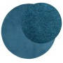 Turquoise OVIEDO short pile rug Ø 100 cm by , Rugs - Ref: Foro24-375610, Price: 32,15 €, Discount: %