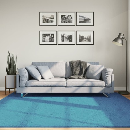 Turquoise OVIEDO short pile rug 200x200 cm by , Rugs - Ref: Foro24-375604, Price: 106,72 €, Discount: %