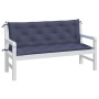 Gartenbankkissen 2 Stück marineblauer Oxford-Stoff 150x50x7 cm von , Kissen für Stühle und Sofas - Ref: Foro24-379085, Preis:...