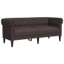 Chesterfield 2 seater sofa dark brown fabric by , Sofas - Ref: Foro24-372550, Price: 274,60 €, Discount: %