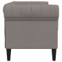 Sofá Chesterfield de 2 plazas tela gris taupe de , Sofás - Ref: Foro24-372552, Precio: 279,59 €, Descuento: %