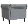 Chesterfield-Sessel aus hellgrauem Stoff von , Sofas - Ref: Foro24-372538, Preis: 199,64 €, Rabatt: %