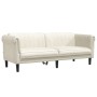 Cream velvet 3-seater sofa by , Sofas - Ref: Foro24-372592, Price: 287,99 €, Discount: %