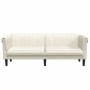 Cream velvet 3-seater sofa by , Sofas - Ref: Foro24-372592, Price: 287,99 €, Discount: %