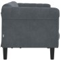 Dark gray velvet 3-seater sofa by , Sofas - Ref: Foro24-372586, Price: 286,25 €, Discount: %