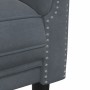 Dark gray velvet 3-seater sofa by , Sofas - Ref: Foro24-372586, Price: 286,25 €, Discount: %