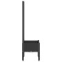 Planter with black PP trellis 40x40x142 cm by , Pots and planters - Ref: Foro24-367918, Price: 52,50 €, Discount: %