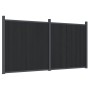 Panel de valla WPC gris 353x186 cm de , Paneles de vallas - Ref: Foro24-3282790, Precio: 519,99 €, Descuento: %