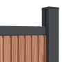 Brown WPC fence panel 526x186 cm by , fence panels - Ref: Foro24-3282800, Price: 1,00 €, Discount: %