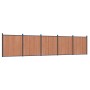 Brown WPC fence panel 872x186 cm by , fence panels - Ref: Foro24-3282802, Price: 1,00 €, Discount: %