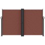 Toldo lateral retráctil marrón 160x600 cm de , Sombrillas - Ref: Foro24-4004629, Precio: 125,78 €, Descuento: %