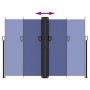 Toldo lateral retráctil azul 180x600 cm de , Sombrillas - Ref: Foro24-4004641, Precio: 136,21 €, Descuento: %