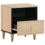 Solid mango wood bedside table 40x33x46 cm by , Nightstands - Ref: Foro24-358254, Price: 65,91 €, Discount: %