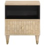 Mesita de noche de madera maciza de mango 40x33x46 cm de , Mesitas de noche - Ref: Foro24-358254, Precio: 65,91 €, Descuento: %