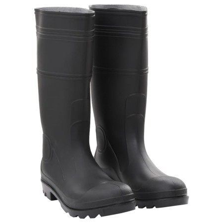 Botas de agua negro número 45 PVC de , Vadeadores para caza y para pesca - Ref: Foro24-137594, Precio: 21,38 €, Descuento: %