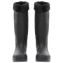 Botas de agua con calcetines extraíbles negro número 38 PVC de , Vadeadores para caza y para pesca - Ref: Foro24-137596, Prec...