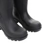 Botas de agua con calcetines extraíbles negro número 38 PVC de , Vadeadores para caza y para pesca - Ref: Foro24-137596, Prec...