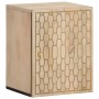 Wandmontierter Badezimmerschrank aus massivem Mangoholz, 38 x 33 x 48 cm von , Badezimmerwaschtische - Ref: Foro24-358268, Pr...