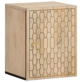 Wall-mounted bathroom cabinet solid mango wood 38x33x48 cm by , bathroom vanities - Ref: Foro24-358268, Price: 73,74 €, Disco...