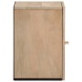 Wandmontierter Badezimmerschrank aus massivem Mangoholz, 38 x 33 x 48 cm von , Badezimmerwaschtische - Ref: Foro24-358268, Pr...