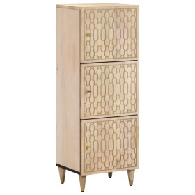 Aparador alto madera maciza de mango 40x33x110 cm de , Aparadores - Ref: Foro24-358277, Precio: 152,90 €, Descuento: %