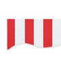 Red and white striped awning replacement fabric 4.5x3.5 m by , Awnings - Ref: Foro24-367719, Price: 68,50 €, Discount: %