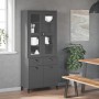 VIKEN tall sideboard in anthracite gray pine wood 80x40x190 cm by , Sideboards - Ref: Foro24-3207149, Price: 316,38 €, Discou...