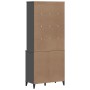 Aparador alto VIKEN madera de pino gris antracita 80x40x190 cm de , Aparadores - Ref: Foro24-3207149, Precio: 327,53 €, Descu...