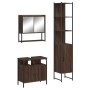 3-piece bathroom furniture set in brown oak plywood by , Bathroom furniture - Ref: Foro24-3214679, Price: 172,06 €, Discount: %