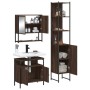 3-piece bathroom furniture set in brown oak plywood by , Bathroom furniture - Ref: Foro24-3214679, Price: 172,06 €, Discount: %