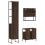 3-piece bathroom furniture set in brown oak plywood by , Bathroom furniture - Ref: Foro24-3214679, Price: 172,06 €, Discount: %