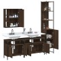 Bathroom furniture set 4 pieces oak brown plywood by , Bathroom furniture - Ref: Foro24-3214749, Price: 259,39 €, Discount: %