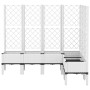 Planter with white PP trellis 160x120x142 cm by , Pots and planters - Ref: Foro24-367939, Price: 176,99 €, Discount: %