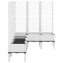 Planter with white PP trellis 160x120x142 cm by , Pots and planters - Ref: Foro24-367939, Price: 176,99 €, Discount: %