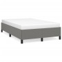 Estructura de cama tela gris oscuro 120x190 cm de , Camas y somieres - Ref: Foro24-379509, Precio: 115,94 €, Descuento: %