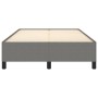 Estructura de cama tela gris oscuro 120x190 cm de , Camas y somieres - Ref: Foro24-379509, Precio: 115,94 €, Descuento: %