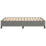 Estructura de cama tela gris oscuro 120x190 cm de , Camas y somieres - Ref: Foro24-379509, Precio: 115,94 €, Descuento: %