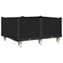 Planter with wheels PP black 100x80x54 cm by , Pots and planters - Ref: Foro24-367987, Price: 179,55 €, Discount: %