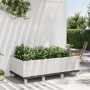 White PP planter with wheels 150x80x54 cm by , Pots and planters - Ref: Foro24-367993, Price: 203,30 €, Discount: %