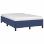 Blue fabric bed frame 120x190 cm by , Beds and slatted bases - Ref: Foro24-379514, Price: 114,99 €, Discount: %