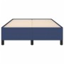 Blue fabric bed frame 120x190 cm by , Beds and slatted bases - Ref: Foro24-379514, Price: 114,99 €, Discount: %