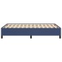 Blue fabric bed frame 120x190 cm by , Beds and slatted bases - Ref: Foro24-379514, Price: 114,99 €, Discount: %