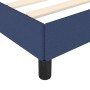 Blue fabric bed frame 120x190 cm by , Beds and slatted bases - Ref: Foro24-379514, Price: 114,99 €, Discount: %