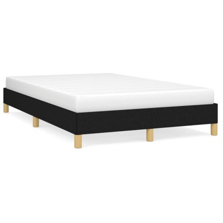 Black fabric bed frame 120x190 cm by , Beds and slatted bases - Ref: Foro24-379491, Price: 89,93 €, Discount: %