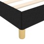 Black fabric bed frame 120x190 cm by , Beds and slatted bases - Ref: Foro24-379491, Price: 89,93 €, Discount: %