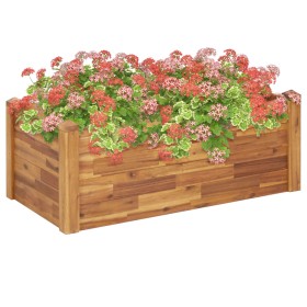 Solid acacia wood flower bed 110x60x44 cm by vidaXL, Pots and planters - Ref: Foro24-46578, Price: 116,99 €, Discount: %