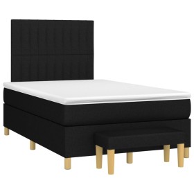 Box spring bed with black fabric mattress 120x190 cm by , Beds and slatted bases - Ref: Foro24-3270420, Price: 412,99 €, Disc...