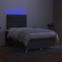 Boxspringbett mit Matratze und dunkelbraunem LED-Stoff 120x190 cm von , Betten und Lattenroste - Ref: Foro24-3270268, Preis: ...