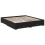 Estructura cama con cajones madera ingeniería negra 200x200 cm de , Camas y somieres - Ref: Foro24-3280357, Precio: 231,52 €,...