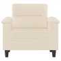 Sillón de tela de microfibra beige 60 cm de , Sofás - Ref: Foro24-359554, Precio: 181,99 €, Descuento: %